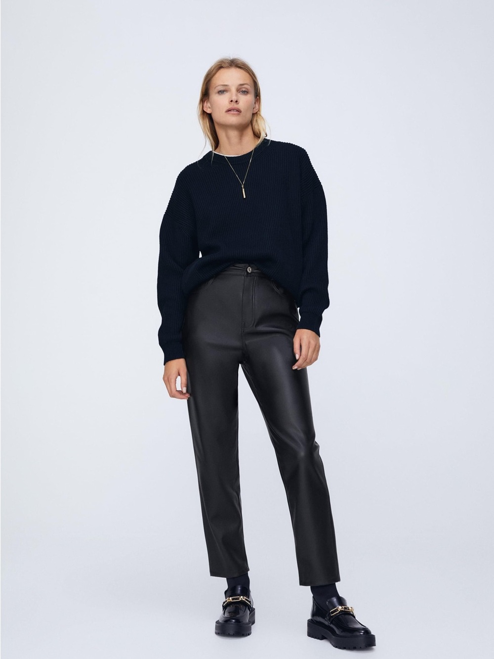 ZARA LEATHER PANTS